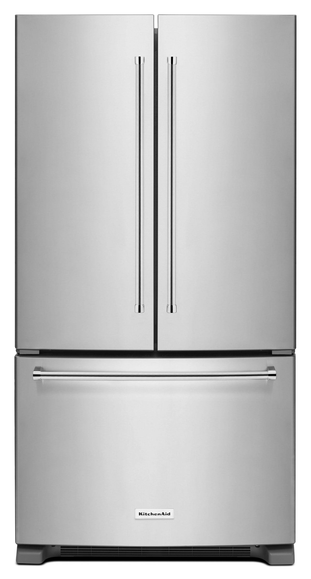 KitchenAid 20 Cu. ft. 36" Counter-Depth French Door Refrigerator Stainless Steel KRFC300ESS