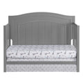 Oxford Baby North Bay 4 - in - 1 Convertible Crib, Snow White, GREENGUARD Gold Certified, Wooden Crib