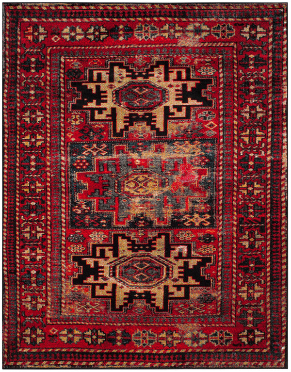 Safavieh Vintage Hamadan Red/Multi 8 ft. x 10 ft. Area Rug