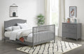 Oxford Baby North Bay 4 - in - 1 Convertible Crib, Snow White, GREENGUARD Gold Certified, Wooden Crib