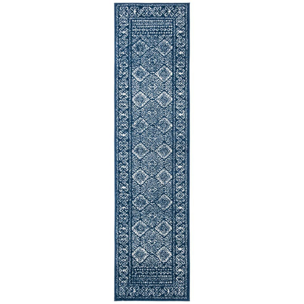 Callista Southwestern Navy/Ivory Area Rug Bungalow Rose Rug Size: Runner 2' x 15'