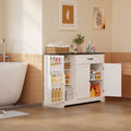 Coffee Bar, Lofka 42" Kitchen Storage Cabinet, Sideboard Buffet Cabinet with 8 Shelves, 1 Drawer