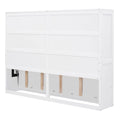 Harper & Bright Designs Full Size Murphy Bed Space - Saving Foldable Wooden Wall Bed with a Shelf for Guest Room Home Office, Gray