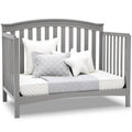 Delta Children Waverly 6 - in - 1 Convertible Baby Crib. Grey