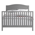 Oxford Baby North Bay 4 - in - 1 Convertible Crib, Snow White, GREENGUARD Gold Certified, Wooden Crib
