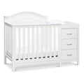 Davinci Charlie 4 - in - 1 Convertible Mini Crib & Changer in White