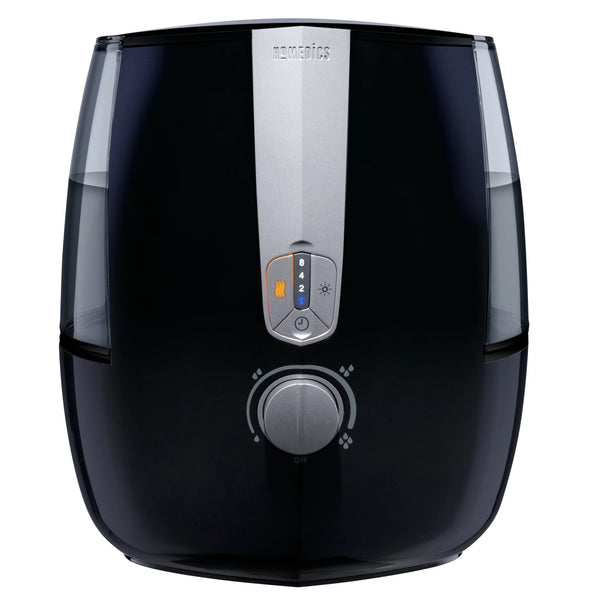 Homedics Totalcomfort Plus Ultrasonic Air Humidifier, 5.3 L Water Tank with Warm and Cool Mist for Home, Office, Nursery, Dorm, Night - Light with Auto Shutoff