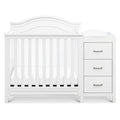 Davinci Charlie 4 - in - 1 Convertible Mini Crib & Changer in White