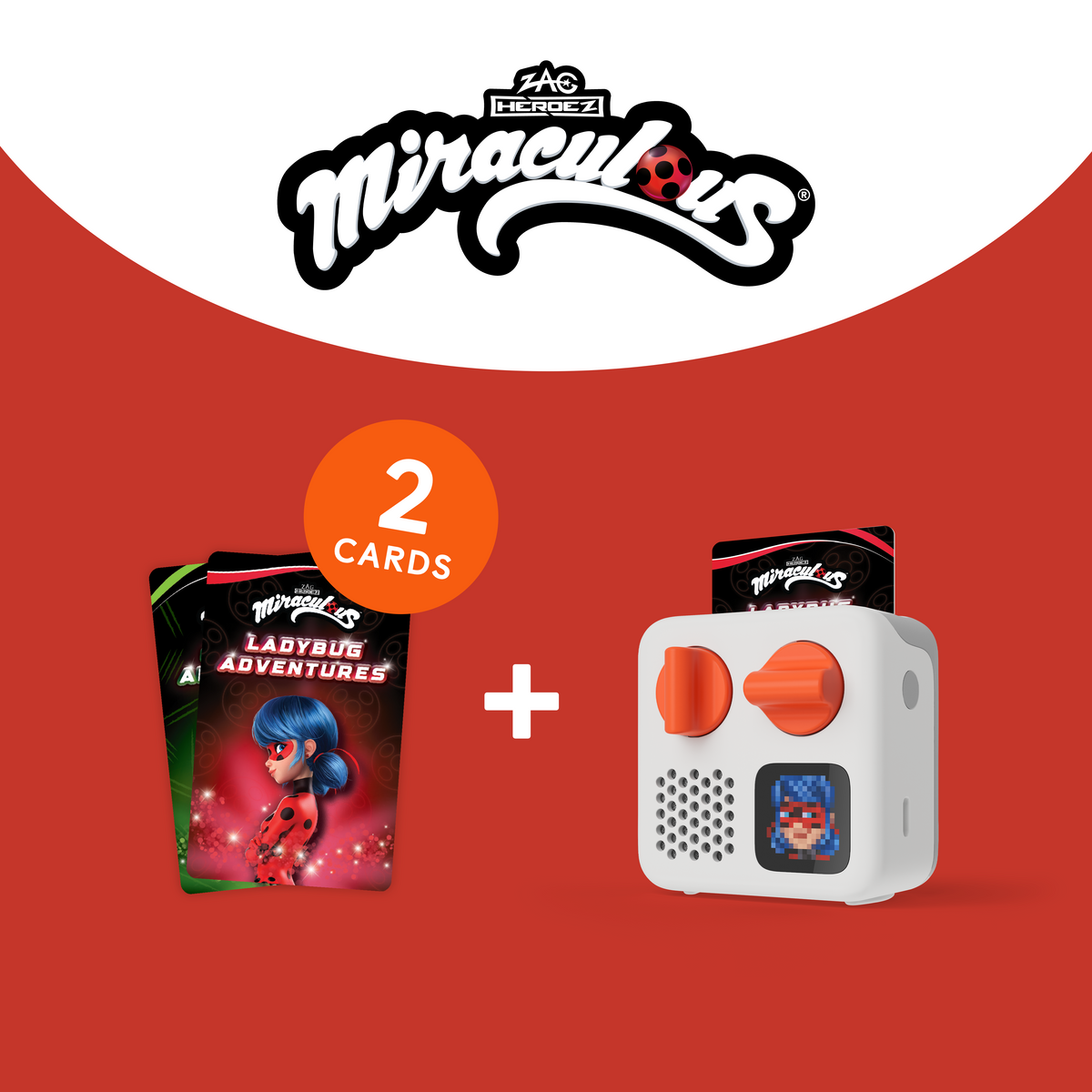 Yoto Mini + Miraculous: Cat Noir & Ladybug Bundle