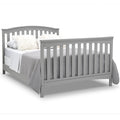 Delta Children Waverly 6 - in - 1 Convertible Baby Crib. Grey