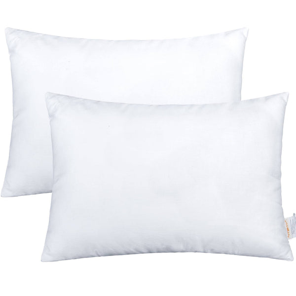 NTBAY 2 Pack Cotton Down Alternative Soft and Breathable Toddler Pillows Easy Care Travel Small Pillows for Sleeping Ideal for Daycare Crib Cot 13" x