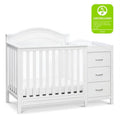 Davinci Charlie 4 - in - 1 Convertible Mini Crib & Changer in White