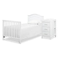 Davinci Charlie 4 - in - 1 Convertible Mini Crib & Changer in White