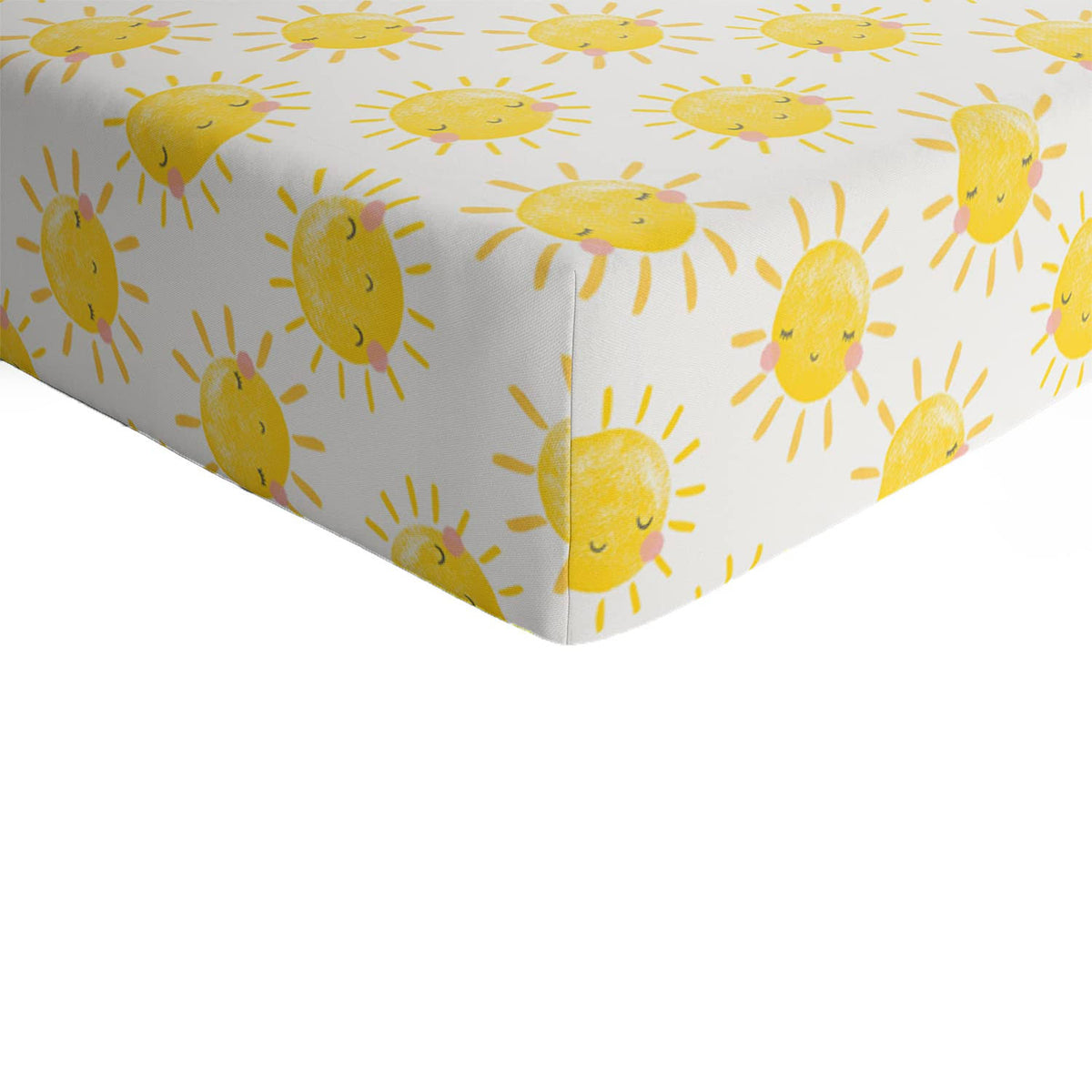 Little Sleepies Fitted Crib Sheet, Viscose from Bamboo, Fully Elasticized, Sunshine